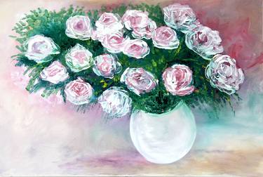 Original Floral Paintings by Olya Shevel