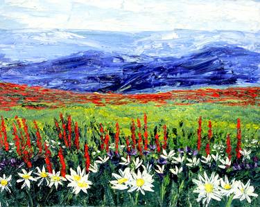 Original Landscape Paintings by Olya Shevel