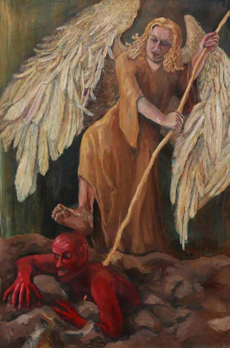 lucifer painting angel