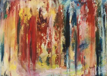 Original Abstract Expressionism Abstract Paintings by Robertas Kasperovicius