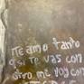 "Te amo tanto, qsi te vas con otro me voy con USTEDES" - I love you so much, if you go with another I go with YOU