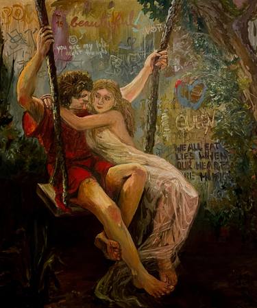Print of Love Paintings by Robertas Kasperovicius