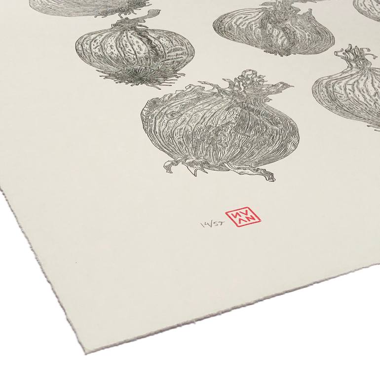 Original Conceptual Botanic Printmaking by Ivan Shoolgeen