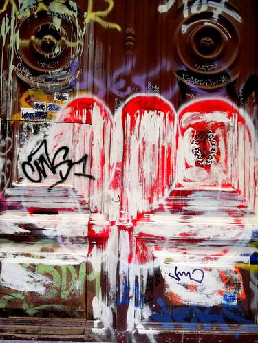 Print of Abstract Graffiti Photography by LEROY Dominique