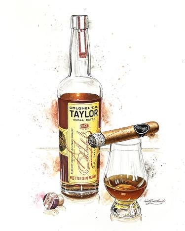 “Colonal E.H.Taylor Small Batch with Davidoff Cigar” thumb