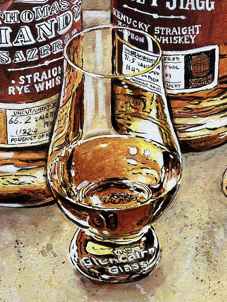 Original Expressionism Food & Drink Painting by Ian Greathead