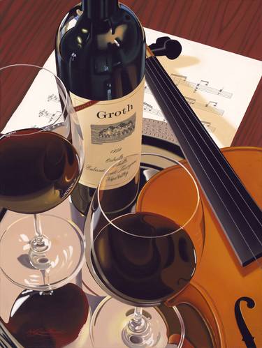 Print of Photorealism Food & Drink Paintings by Ian Greathead