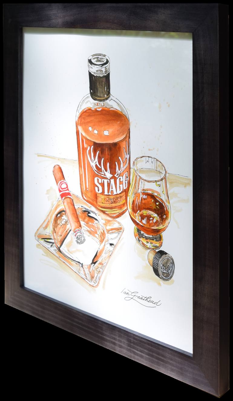 Original Food & Drink Painting by Ian Greathead