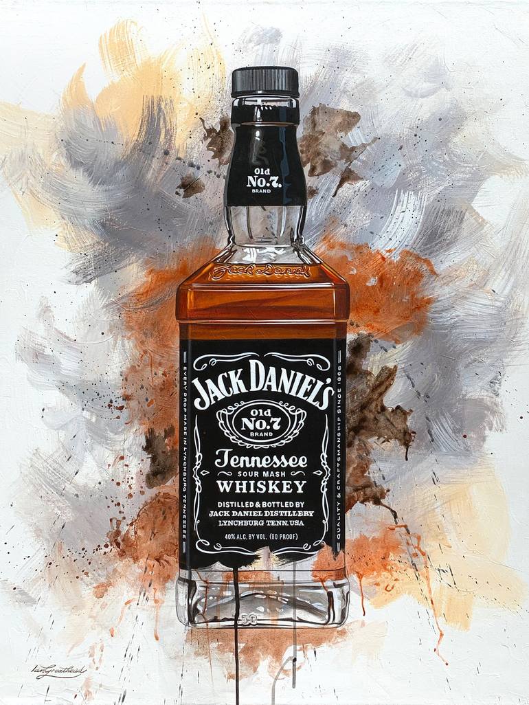 Jack Daniel's No. 7 Painting by Ian Greathead | Saatchi Art