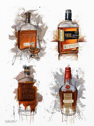Four Kentucky Bourbon Whiskeys thumb