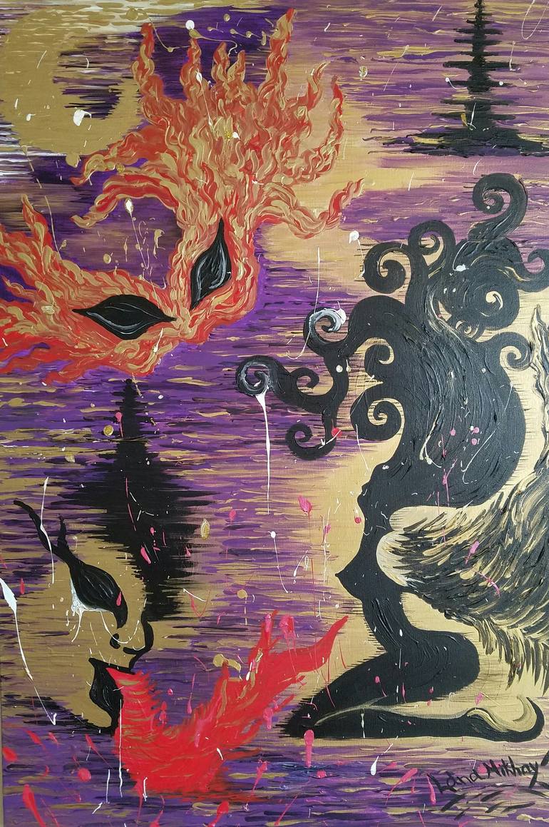 Print of Expressionism Abstract Paintings by Svetlana Mikhay