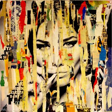 Print of Pop Art Celebrity Collage by Michiel Folkers