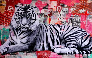 Print of Animal Collage by Michiel Folkers