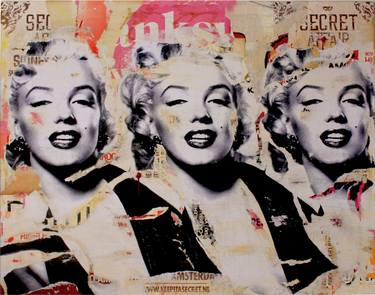 Print of Pop Culture/Celebrity Collage by Michiel Folkers