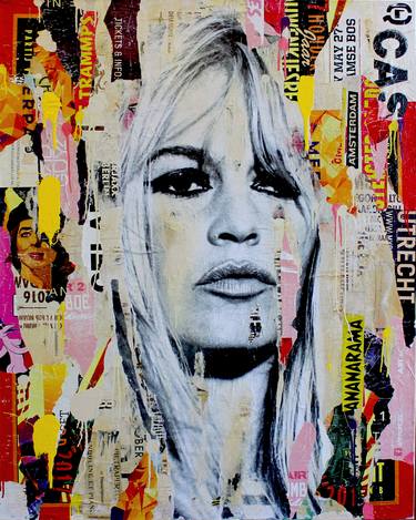 Print of Street Art Celebrity Collage by Michiel Folkers
