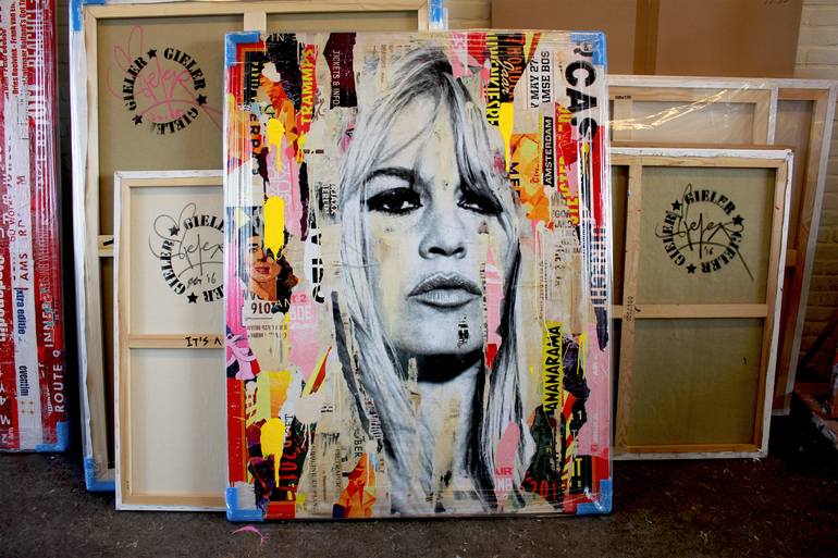 Original Celebrity Collage by Michiel Folkers