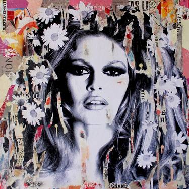 Original Pop Culture/Celebrity Collage by Michiel Folkers