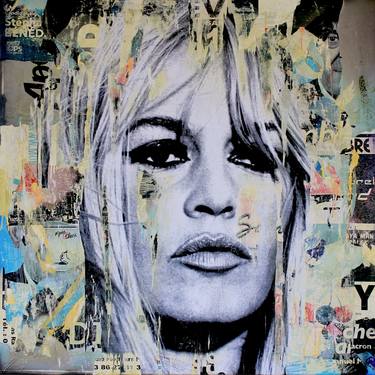 Print of Street Art Pop Culture/Celebrity Collage by Michiel Folkers