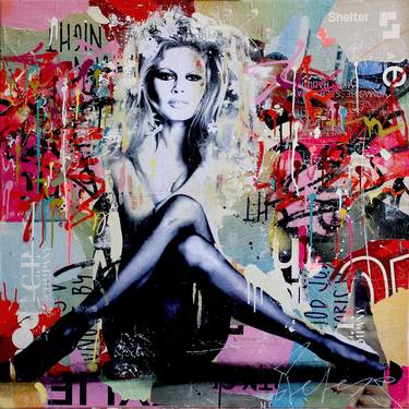 Print of Street Art Pop Culture/Celebrity Collage by Michiel Folkers