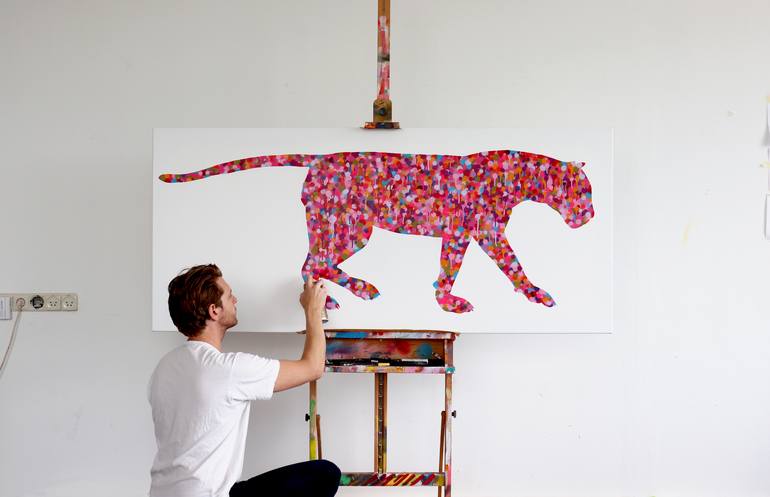Original Animal Painting by Michiel Folkers