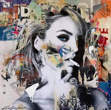 Print of Pop Culture/Celebrity Collage by Michiel Folkers