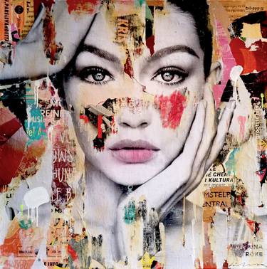 Print of Abstract Women Collage by Michiel Folkers