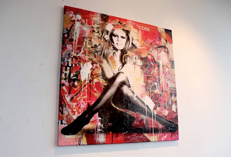 Original Abstract Expressionism Pop Culture/Celebrity Painting by Michiel Folkers