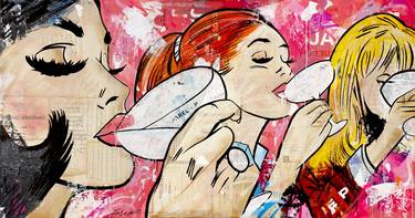 Print of Street Art Women Paintings by Michiel Folkers