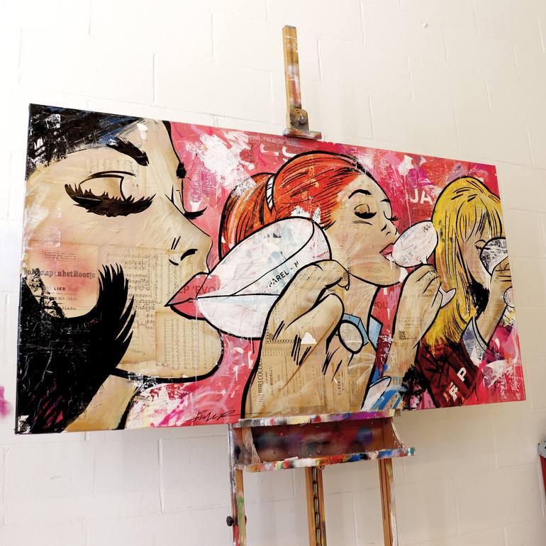 Original Women Painting by Michiel Folkers