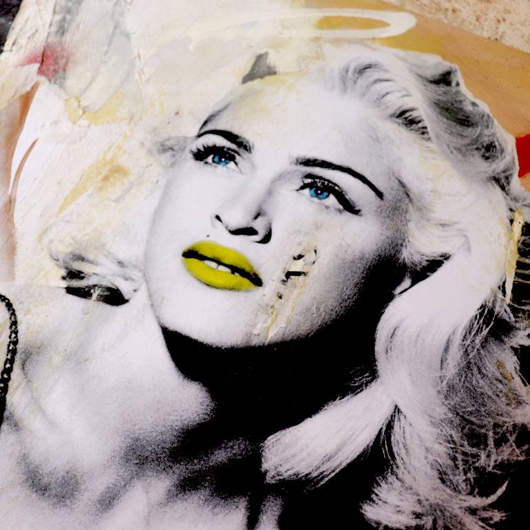 Original Street Art Pop Culture/Celebrity Collage by Michiel Folkers