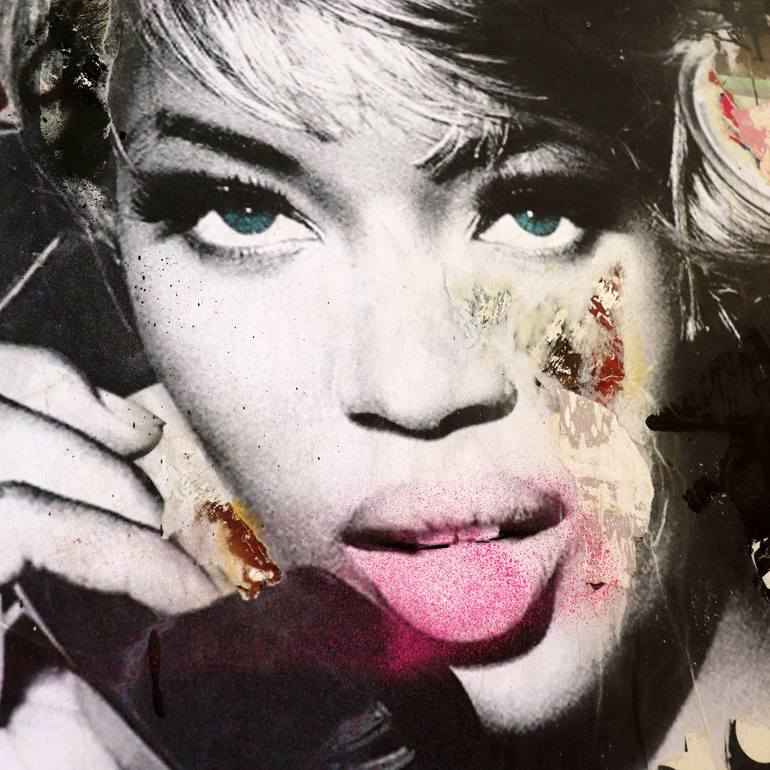 Original Pop Culture/Celebrity Collage by Michiel Folkers