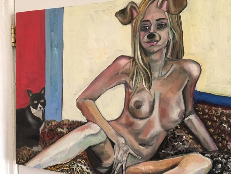 Original Figurative Erotic Painting by Talboong San