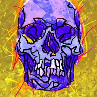 SKULL 02 VIOLET - Original edition 3/6 thumb