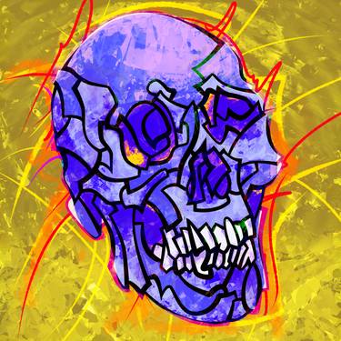 SKULL 03 VIOLET - Original edition 5/6 thumb