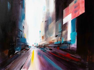 Print of Expressionism Cities Paintings by Yuriy Kraft