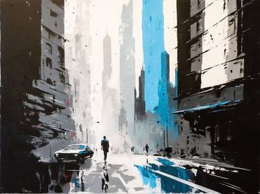 Print of Impressionism Cities Paintings by Yuriy Kraft