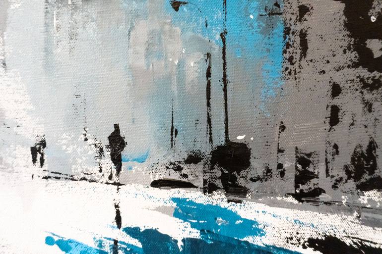 Original Impressionism Cities Painting by Yuriy Kraft