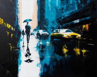 Print of Expressionism Cities Paintings by Yuriy Kraft