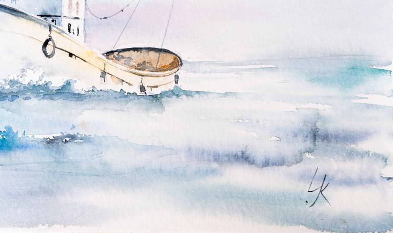 Original Impressionism Seascape Painting by Yuriy Kraft