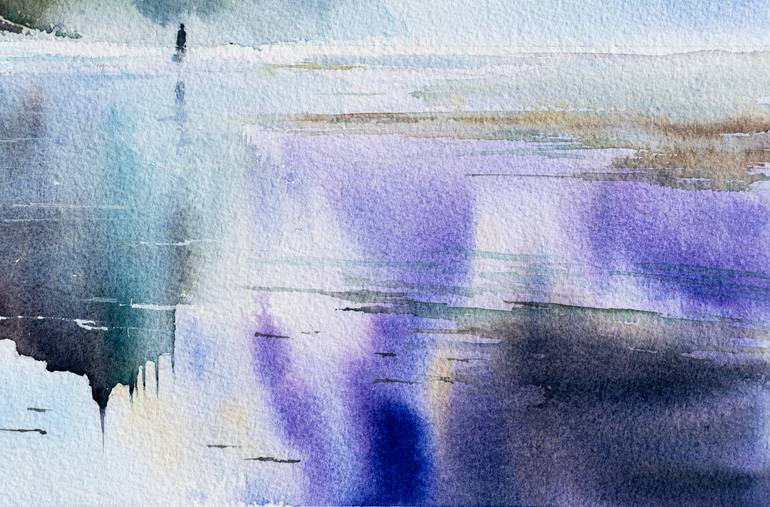 Original Impressionism Landscape Painting by Yuriy Kraft