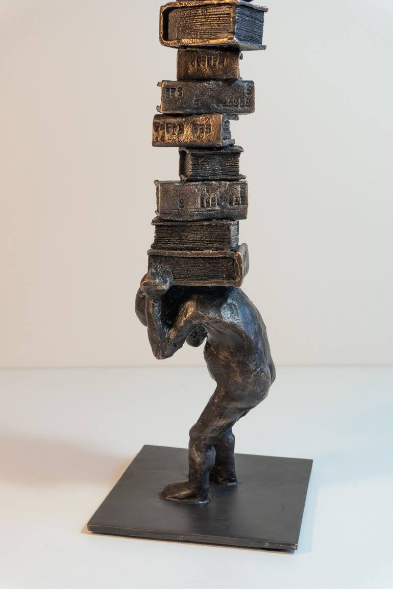 Original Figurative Men Sculpture by Yuriy Kraft