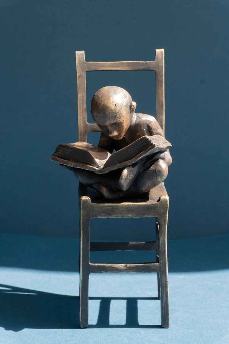Original Realism Children Sculpture by Yuriy Kraft