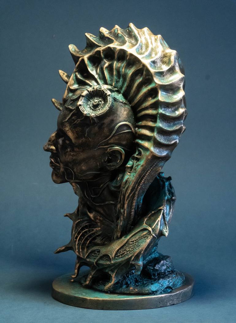 Original Surrealism Fantasy Sculpture by Yuriy Kraft