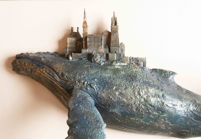 Original Romanticism Fantasy Sculpture by Yuriy Kraft
