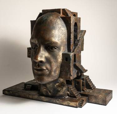 Original Symbolism Fantasy Sculpture by Yuriy Kraft