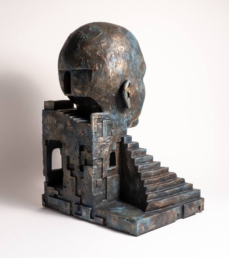 Original Symbolism Fantasy Sculpture by Yuriy Kraft