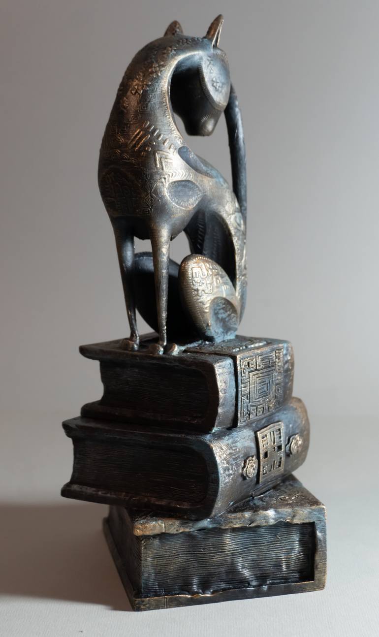 Original Symbolism Animal Sculpture by Yuriy Kraft
