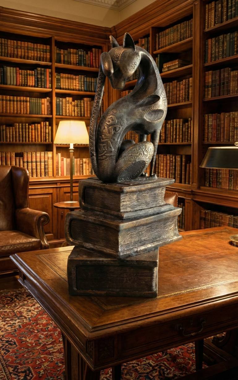 Original Symbolism Animal Sculpture by Yuriy Kraft