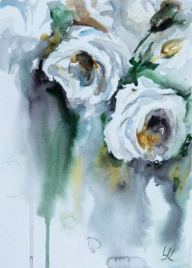 Original Impressionism Floral Paintings by Yuriy Kraft