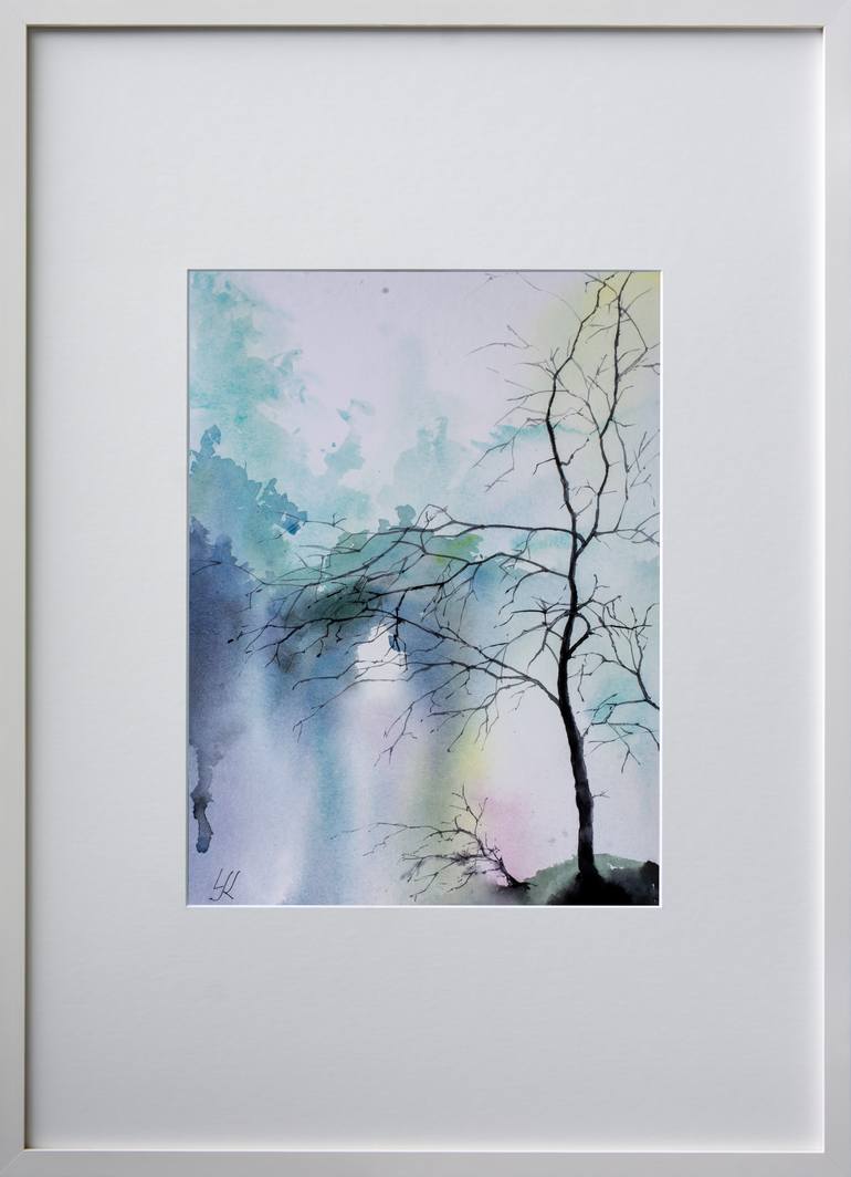 Original Impressionism Landscape Painting by Yuriy Kraft